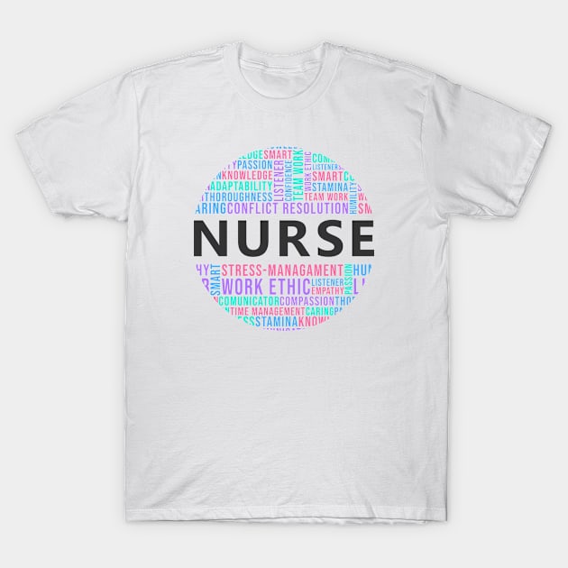 Nurse Skills gift white T-Shirt by Hellgrafic